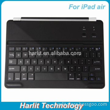 Ultra Thin Aluminum Bluetooth Keyboard For iPad Air 2 Logitech Style Slim Bluetooth Keyboard With Magnetic Clip For iPad Air